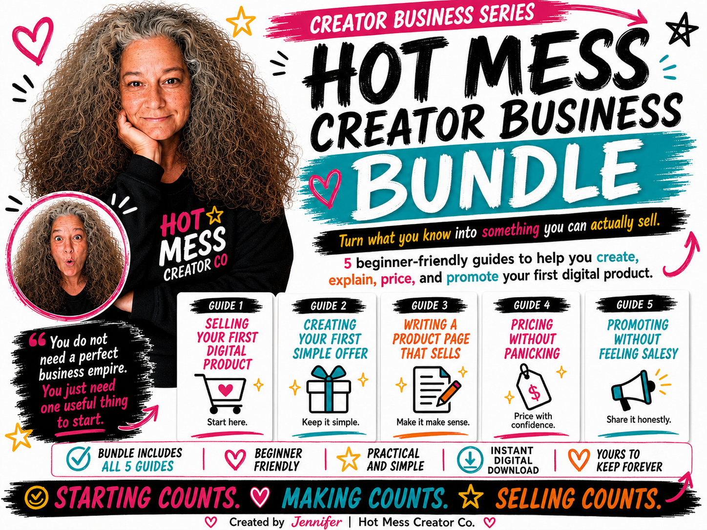 The Hot Mess Creator Business Starter Bundle