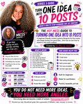 The Hot Mess Guide to Turning One Idea Into 10 Posts